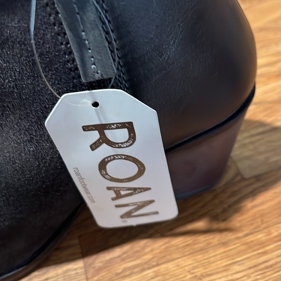 NWT BED/STU Suede Lina Stacked Heel Booties - Picture 7 of 8